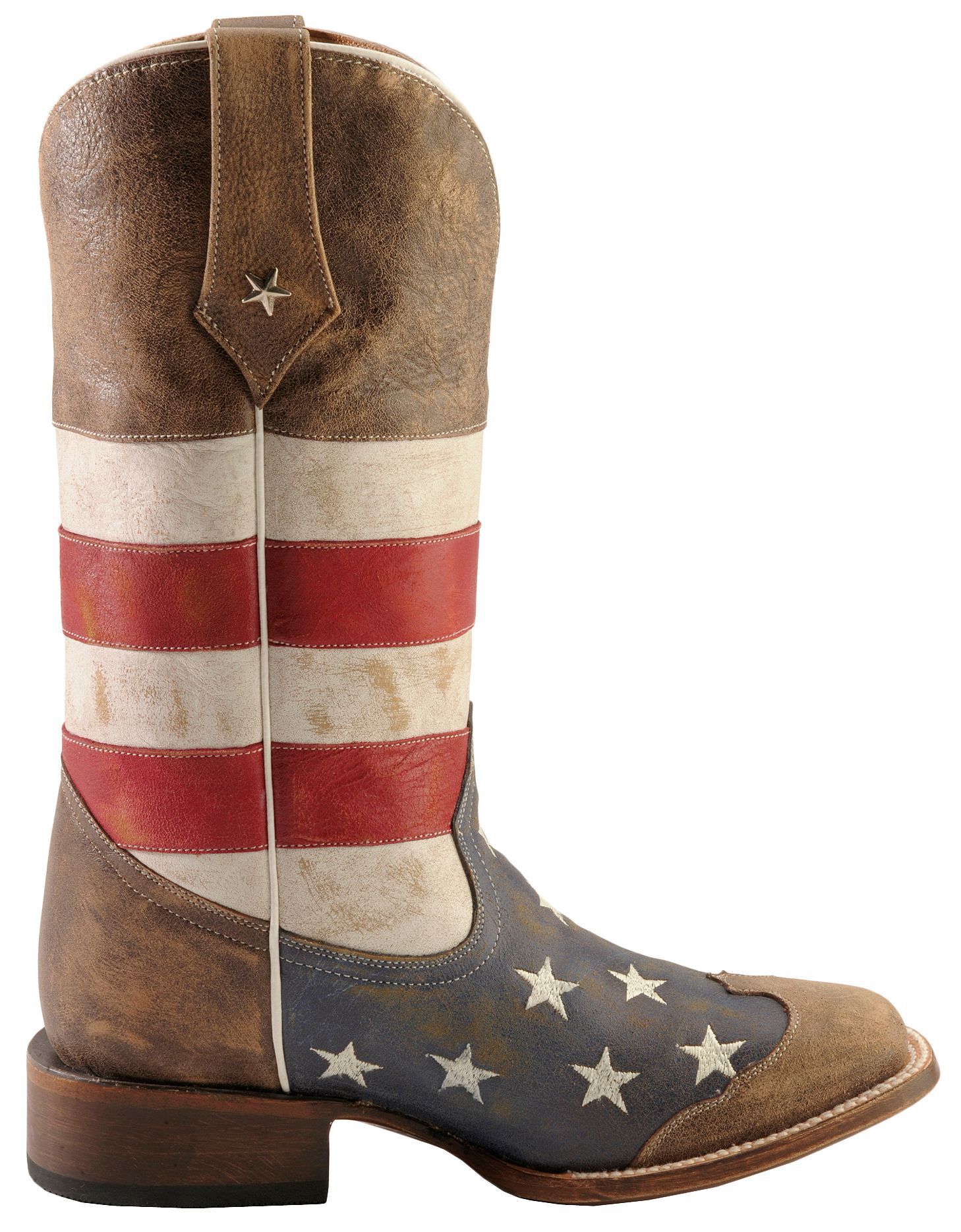 roper flag boots