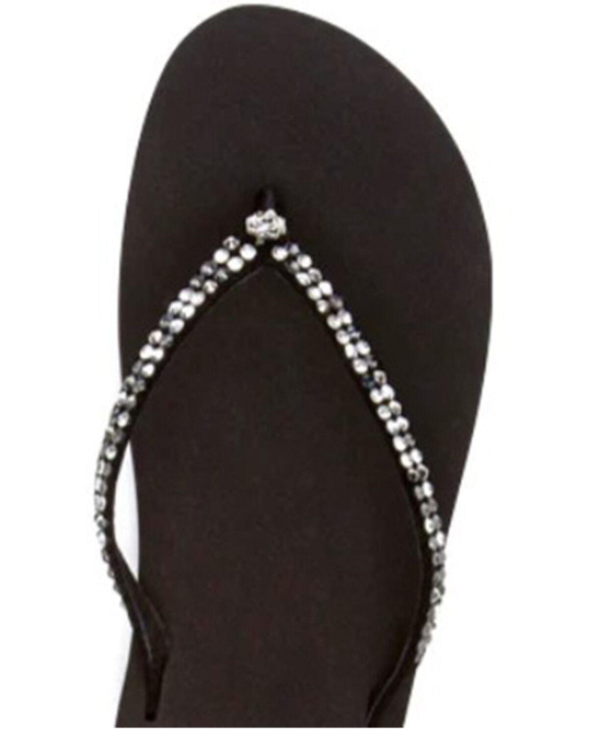 Image #3 - Yellow Box Women's Jello Rhinestone Sandals, Silver, hi-res
