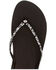 Image #3 - Yellow Box Women's Jello Rhinestone Sandals, Silver, hi-res
