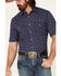 Image #3 - Roper Men's Floral Print Short Sleeve Pearl Snap Western Shirt , , hi-res
