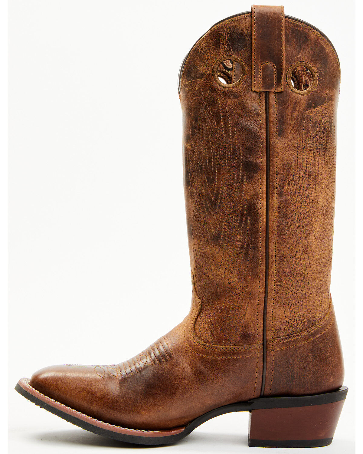 Image #3 - Laredo Women's Sable Rom Performance Western Boots - Broad Square Toe, Tan, hi-res