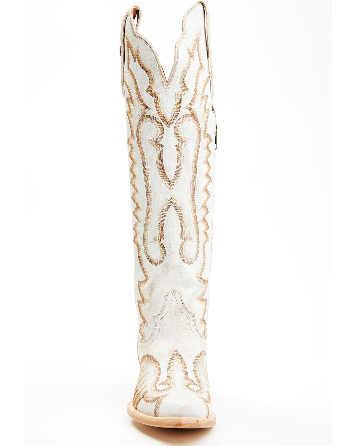 Image #4 - Dan Post Women's Josie Tall Western Boots - Snip Toe, White, hi-res