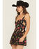 Image #2 - Show Me Your Mumu Women's Texas Hold Em Printed Malro Sleeveless Mini Dress, Black, hi-res
