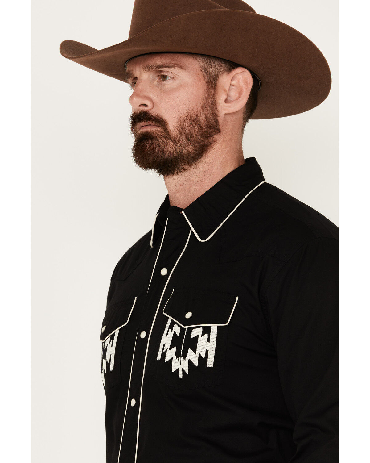 Image #2 - Ariat Men's Chimayo Retro Long Sleeve Pearl Snap Western Shirt, , hi-res