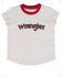 Image #1 - Wrangler Toddler Girls' Bandana Logo Short Sleeve Ringer Tee, White, hi-res