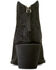 Image #3 - Ariat Women's Layla Distressed Booties - Snip Toe, Black, hi-res