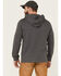 Image #4 - Brothers and Sons Men's Solid Heather Slub Long Sleeve Hooded Sweatshirt, Charcoal, hi-res