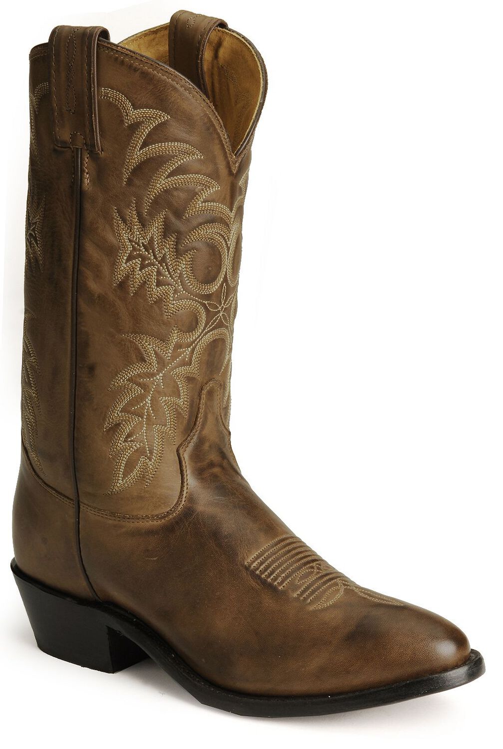 Image #1 - Tony Lama Men's Stallion Leather Americana Western Boots - Medium Toe, , hi-res