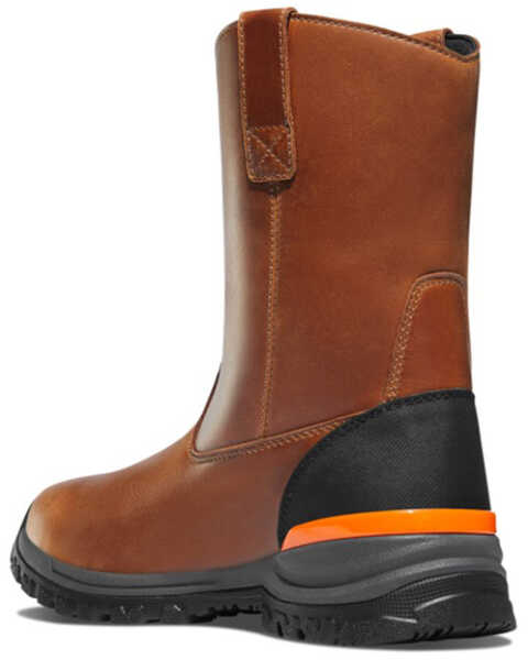Image #3 - Danner Men's 10" Stronghold Wellington Work Boots - Soft Toe , Brown, hi-res