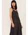 Image #3 - Cleo + Wolf Women's Tiered Relaxed Fit Midi Dress, Black, hi-res