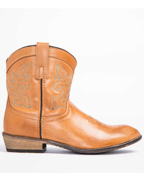 Image #3 - Dingo Women's Willie Short Western Boots - Round Toe, Tan, hi-res