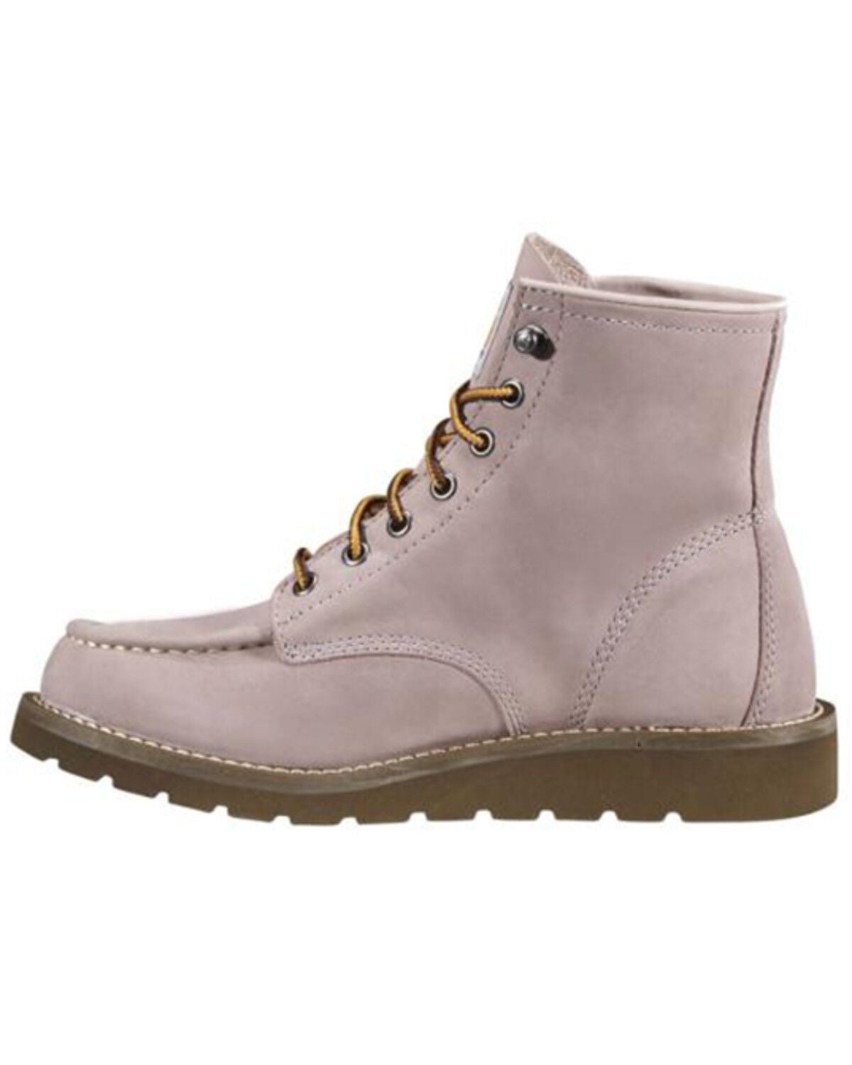 Image #3 - Carhartt Women's 6" Moc Wedge Work Boots - Soft Toe, Brown, hi-res