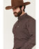 Image #2 - Ariat Men's Constantine Medallion Print Long Sleeve Button-Down Western Shirt, Brown, hi-res