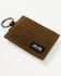 Brothers & Sons Brown Keychain & Credit Card Wallet, Olive, hi-res