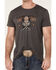 Cody James Men's Live Free Graphic Short Sleeve T-Shirt , Charcoal, hi-res