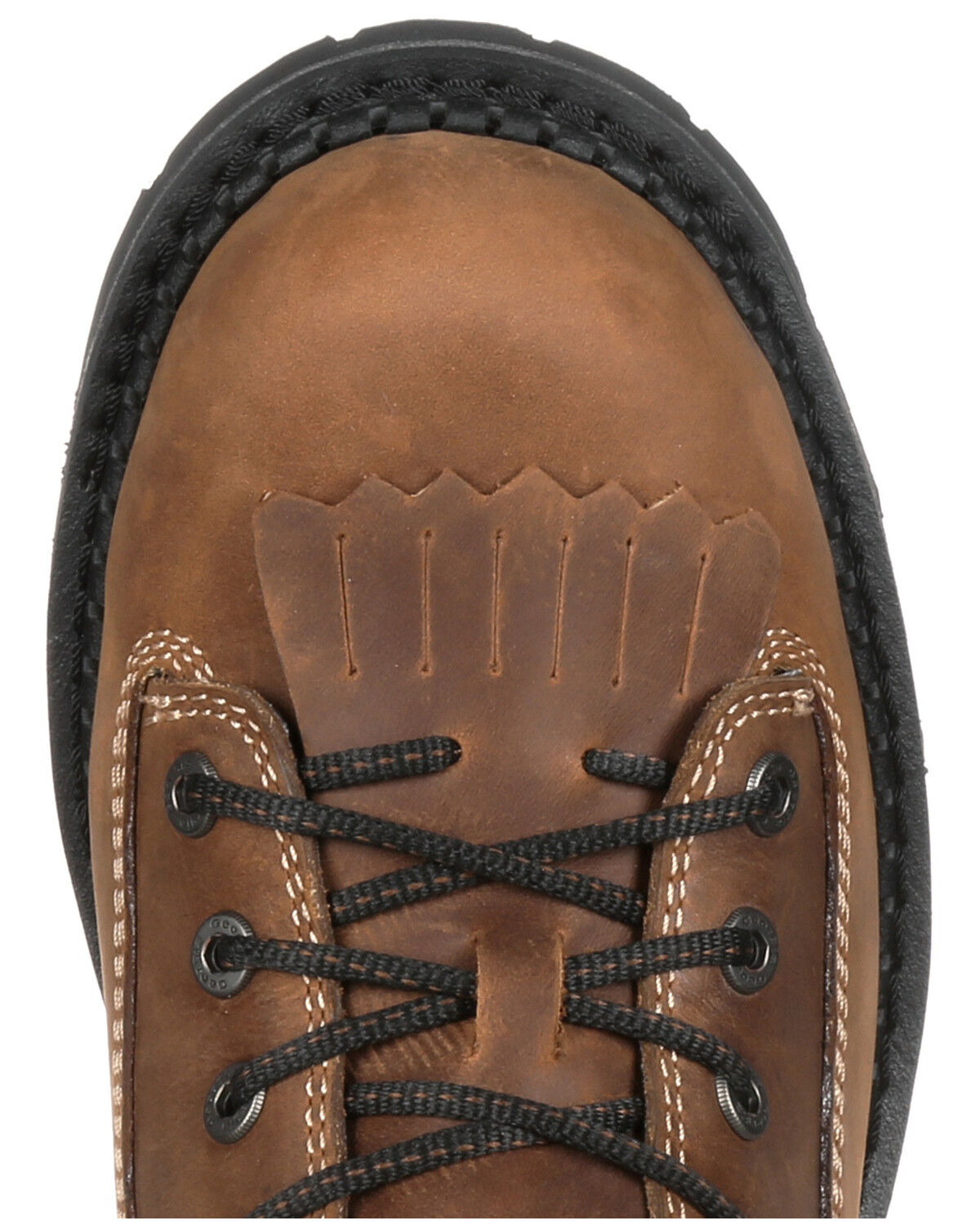 Image #6 - Georgia Boot Men's Comfort Core Waterproof Logger Boots - Composite Toe, Russett, hi-res