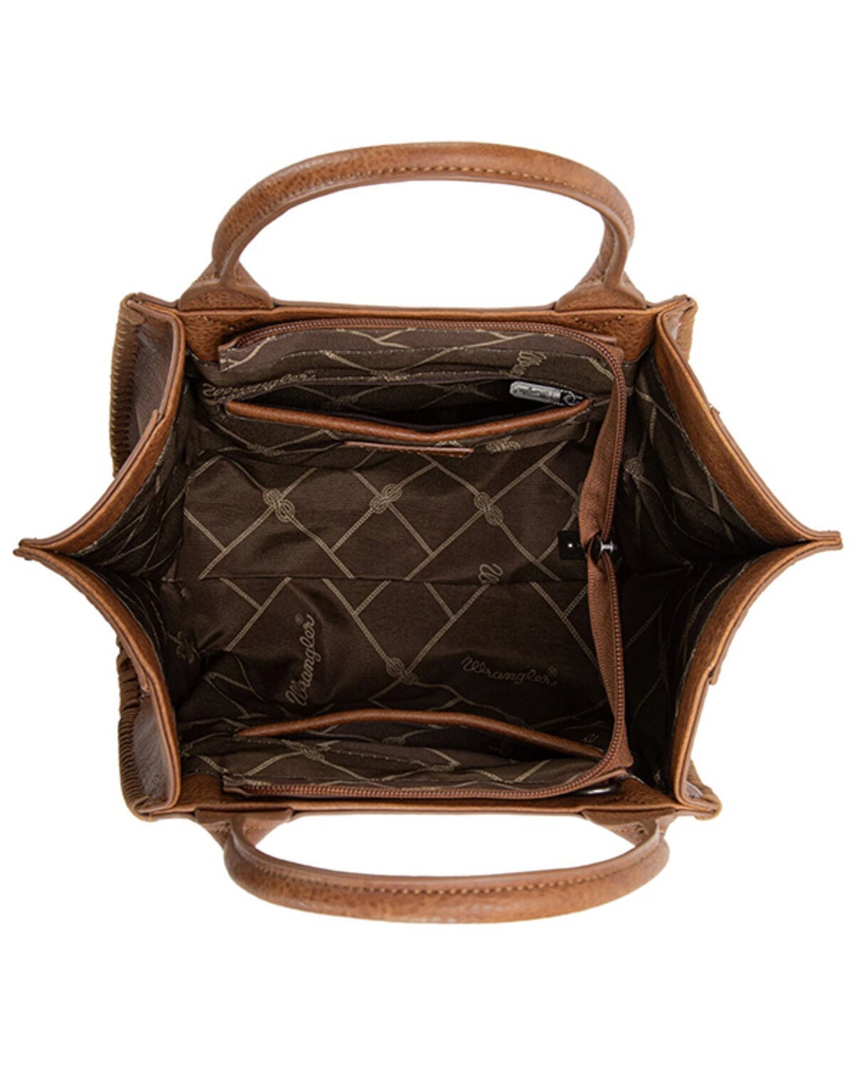 Image #3 - Wrangler Women's Jessie Embroidered Concealed Carry Tote, Brown, hi-res