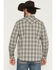 Image #4 - Moonshine Spirit&reg; Men's Sand Collar Plaid Print Long Sleeve Snap Western Shirt, Tan, hi-res