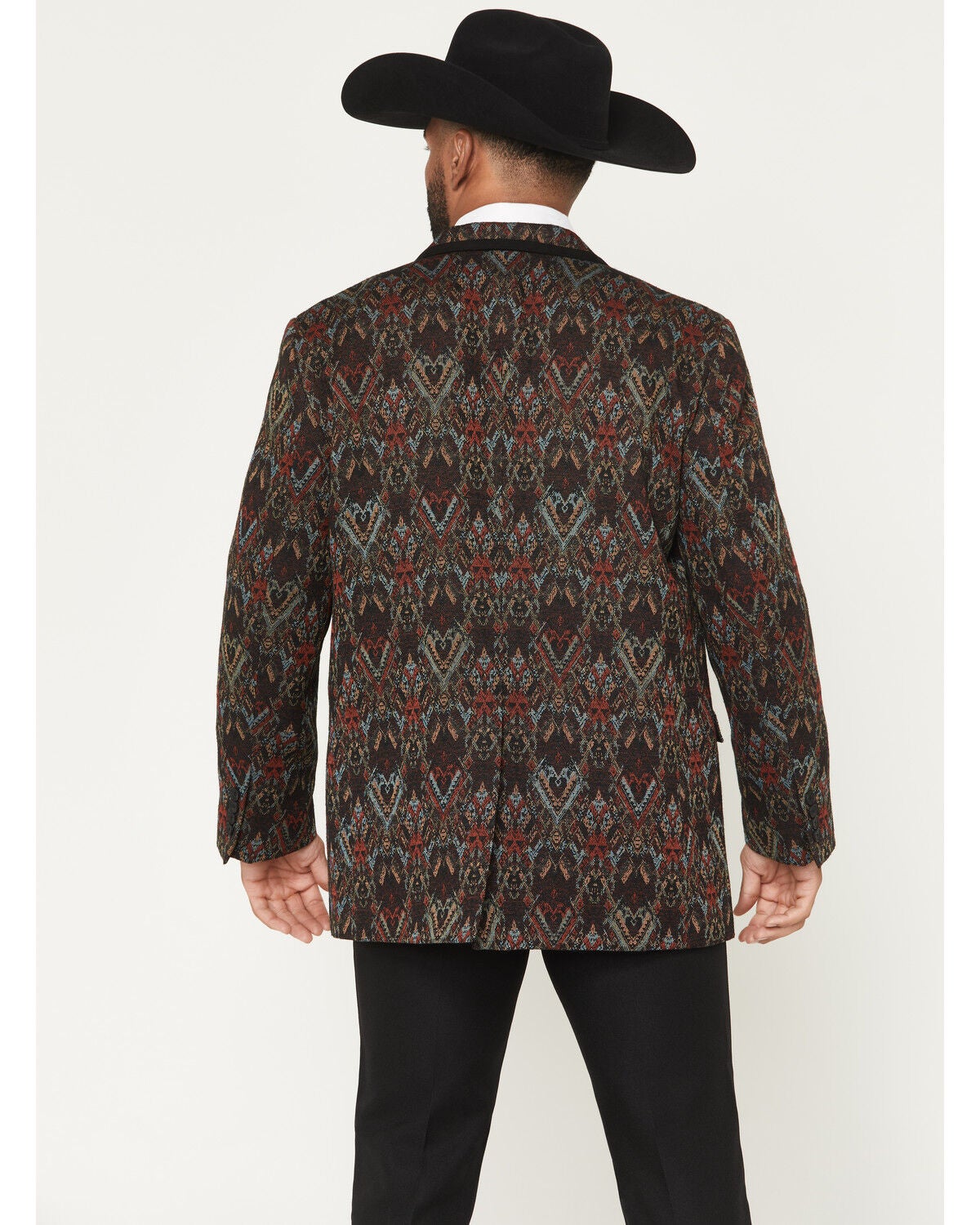 Image #4 - Cody James Black 1978&reg; Men's Tapestry Button-Down Sportcoat, Black, hi-res