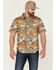 Image #1 - Brixton Men's Charter Camo Print Utility Button Down Western Shirt, Camouflage, hi-res