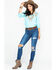Image #6 - Levi’s Women's 721 High-Waisted Skinny Jeans, Blue, hi-res