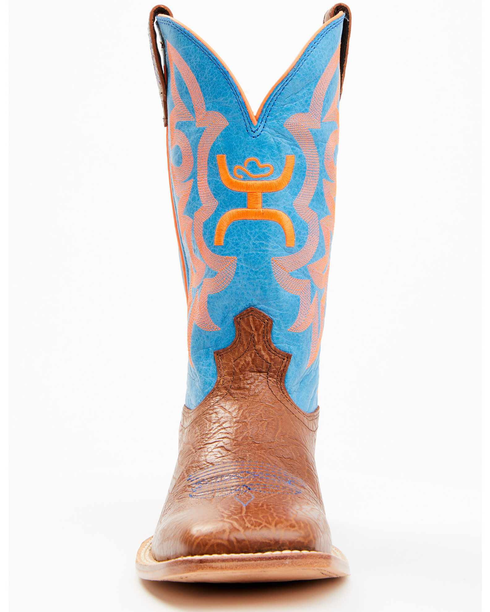 Image #7 - Hooey by Twisted X Men's Western Boots - Broad Square Toe, Cognac, hi-res