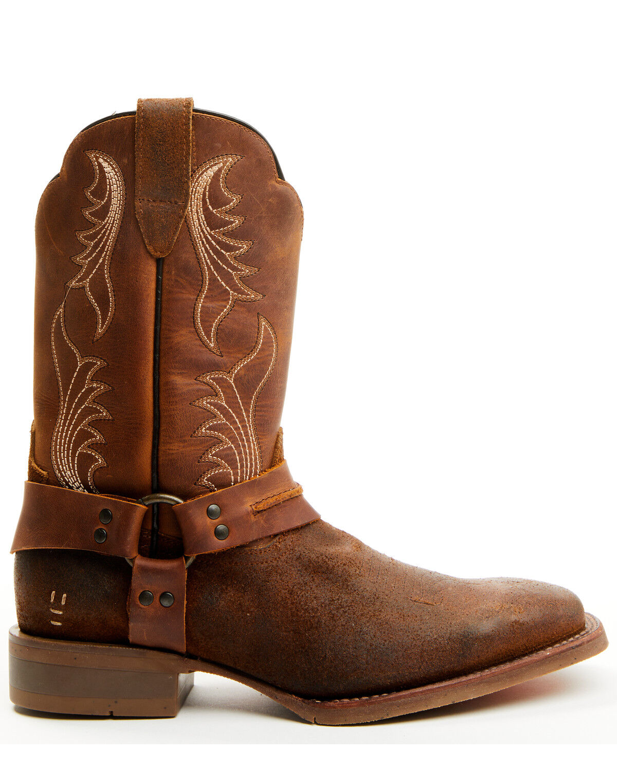 Image #2 - Roan by Bed Stu Men's Saga Performance Western Boots - Broad Square Toe, Tan, hi-res