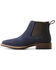 Image #2 - Ariat Men's Booker Ultra Western Boots - Broad Square Toe, Navy, hi-res