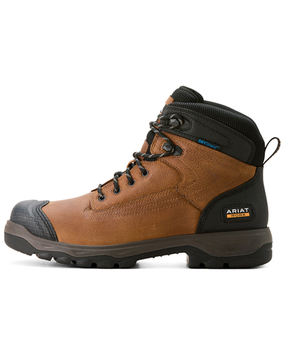 Image #2 - Ariat Men's Turbo Duratread XTR 6" Waterproof Work Boots - Soft Toe, Brown, hi-res