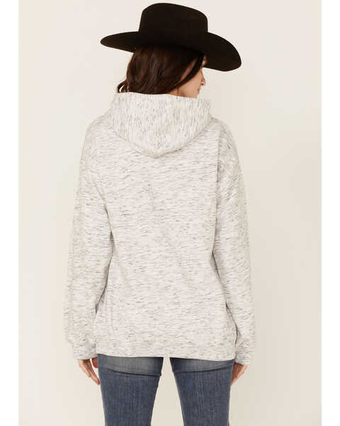 Image #3 - Paramount Network's Yellowstone Women's Bronco Graphic Hooded Pullover, Heather Grey, hi-res