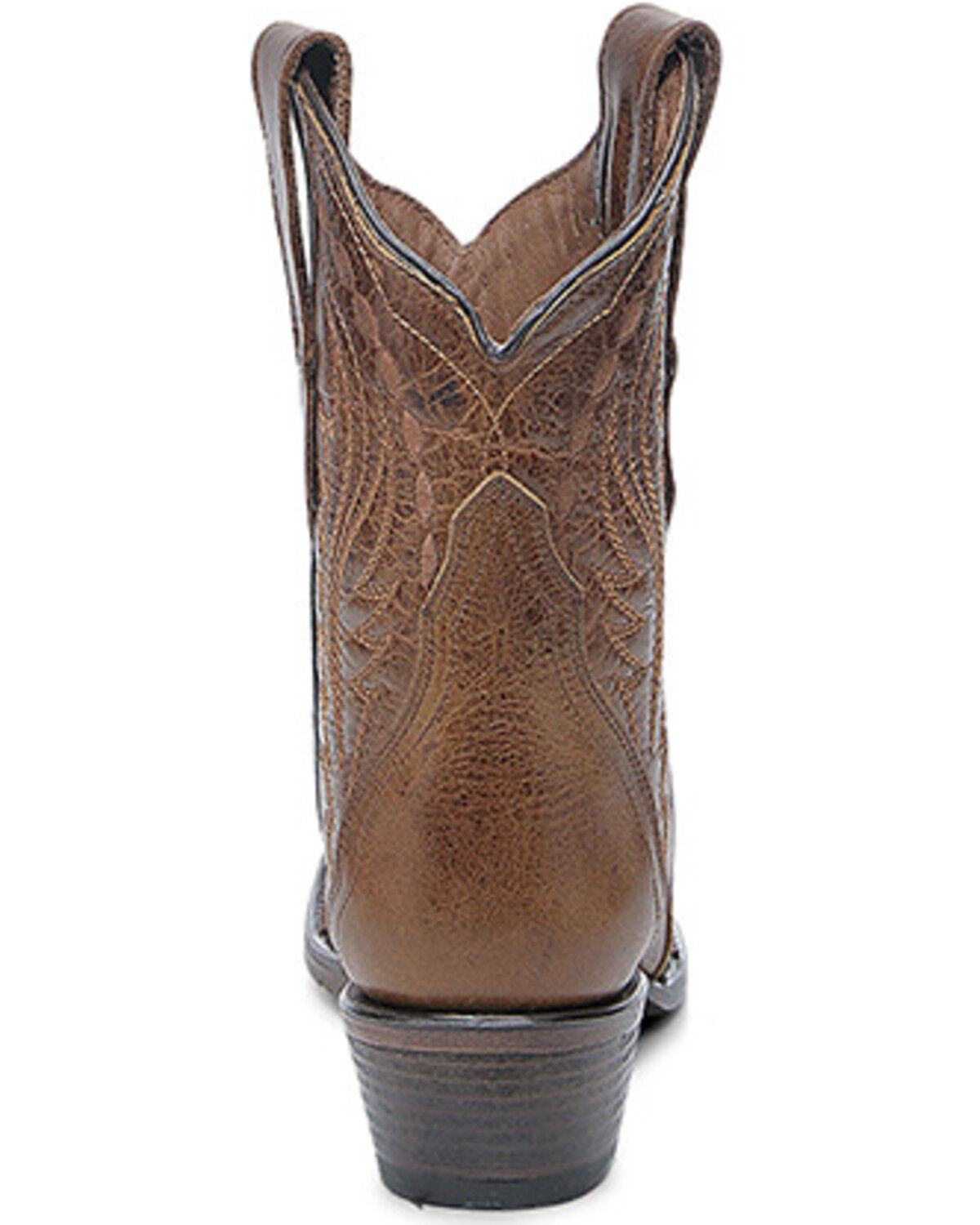 Image #4 - Circle G Women's Western Booties - Snip Toe, Dark Blue, hi-res
