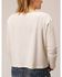 Image #2 - Roper Women's Waffle-Slub Knit Top , Cream, hi-res