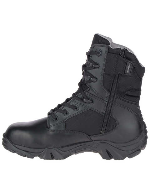 Image #3 - Bates Men's GX-8 Waterproof Work Boots - Composite Toe, Black, hi-res