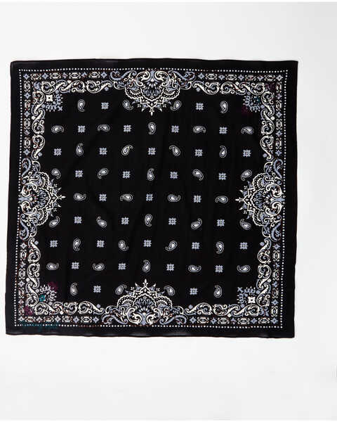 Idyllwind Women's Foxglove Black Bandana Necklace, Black, hi-res