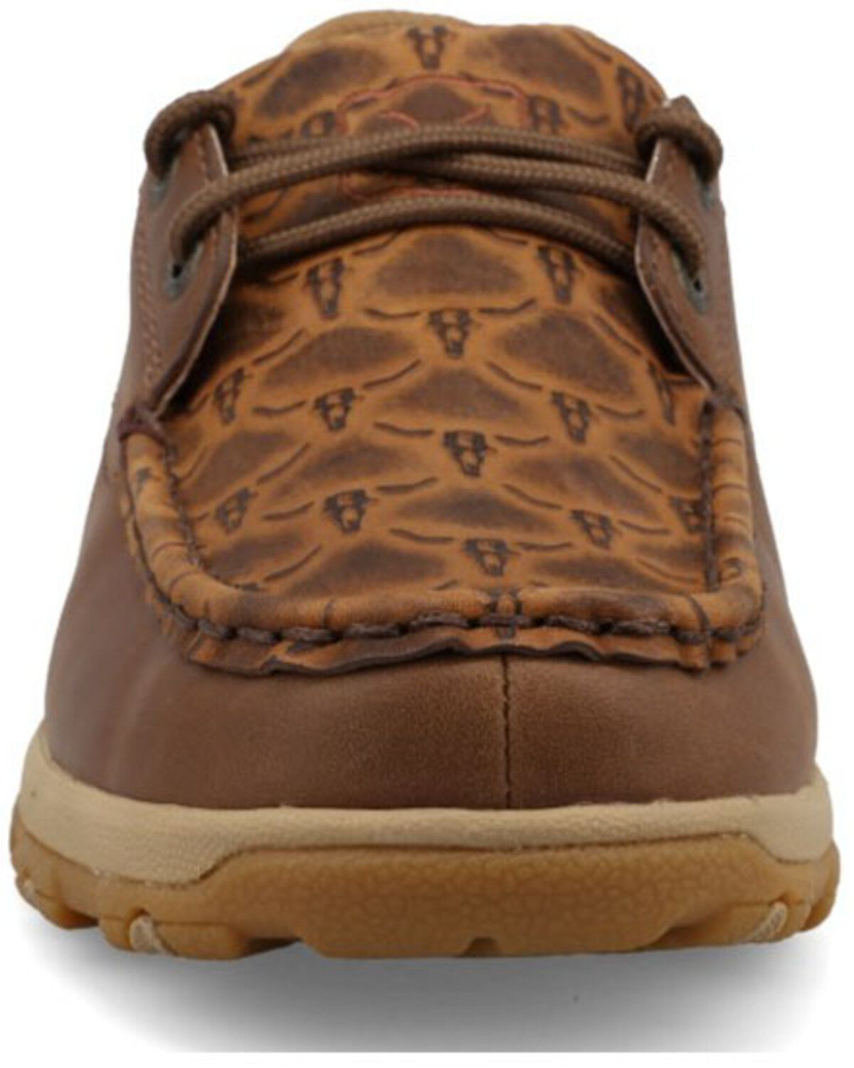 Image #4 - Twisted X Women's Boat Shoe Driving Mocs, Brown, hi-res