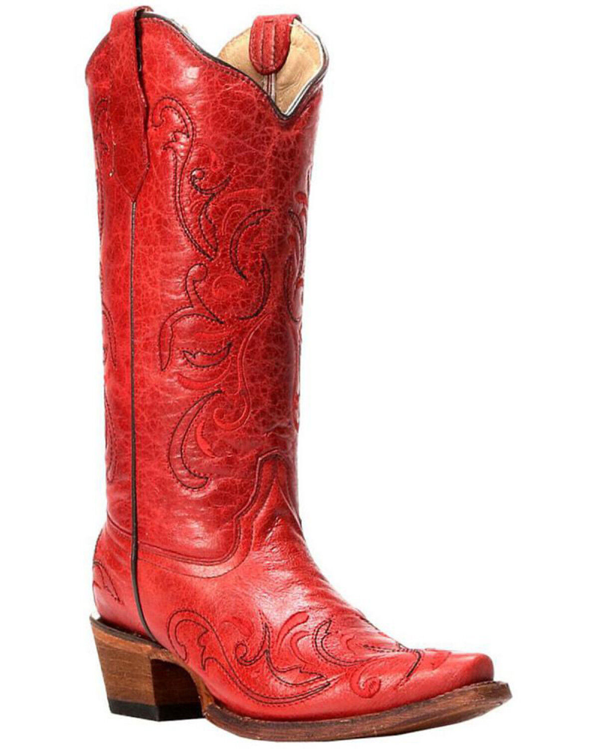 leather cowgirl boots