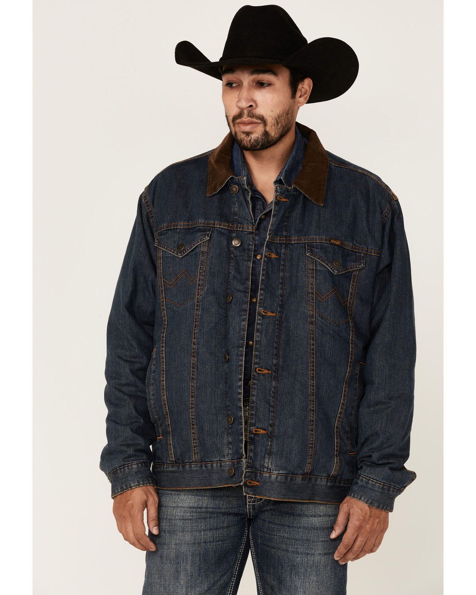 Blanket lined top trucker jacket