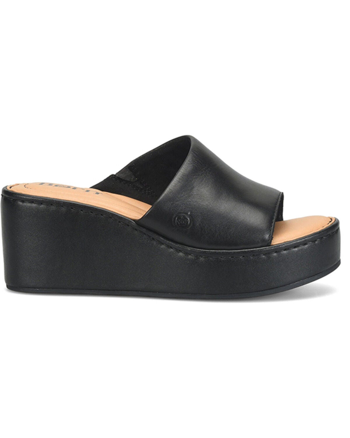Image #2 - Born Women's Shilo Wedge Sandals, Black, hi-res