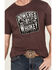 Image #3 - Cody James Men's Powered By Whiskey Short Sleeve Graphic T-Shirt, Burgundy, hi-res