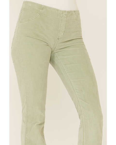 Free People Women's Pull On Corduroy Flare Jeans, , hi-res