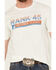 Image #3 - RANK 45® Men's Stria Rank Short Sleeve Graphic T-Shirt, White, hi-res