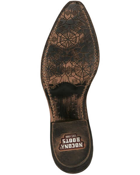 Image #7 - Nocona Women's Carlita Snake Print Western Boots - Snip Toe, Cognac, hi-res