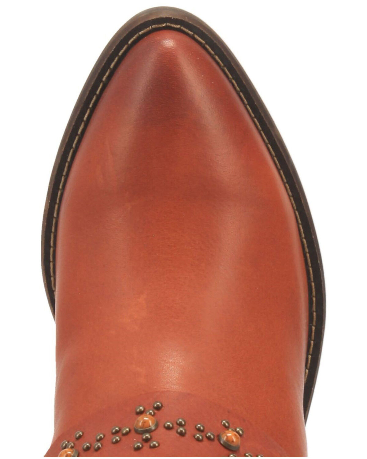 Image #6 - Dingo Women's Silverada Western Booties - Round Toe, Brown, hi-res