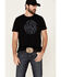 Tin Haul Men's Co. In Circle Vintage Logo Short Sleeve T-Shirt , Black, hi-res
