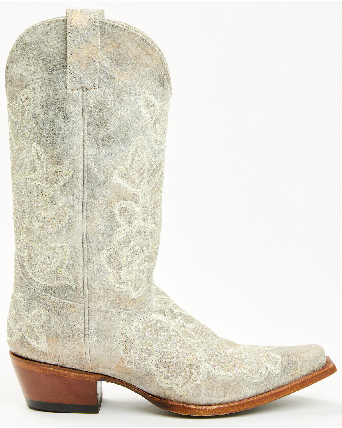 Image #2 - Shyanne Women's Sienna Metalico Western Boots - Snip Toe, Grey, hi-res
