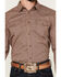 Image #3 - Cody James Men's Ramon Plaid Print Long Sleeve Snap Western Shirt - Tall, Brown, hi-res