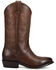 Image #2 - Frye Women's Billy Pull-On Deco Stitch Western Boots - Round Toe, Brown, hi-res