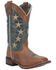 Image #1 - Laredo Women's Early Star Western Performance Boots - Broad Square Toe, Tan, hi-res