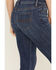 Image #5 - Idyllwind Women's Hawkins Dark Wash Rebel Mid Rise Boot Stitch Super Stretch Denim Jeans, Dark Wash, hi-res
