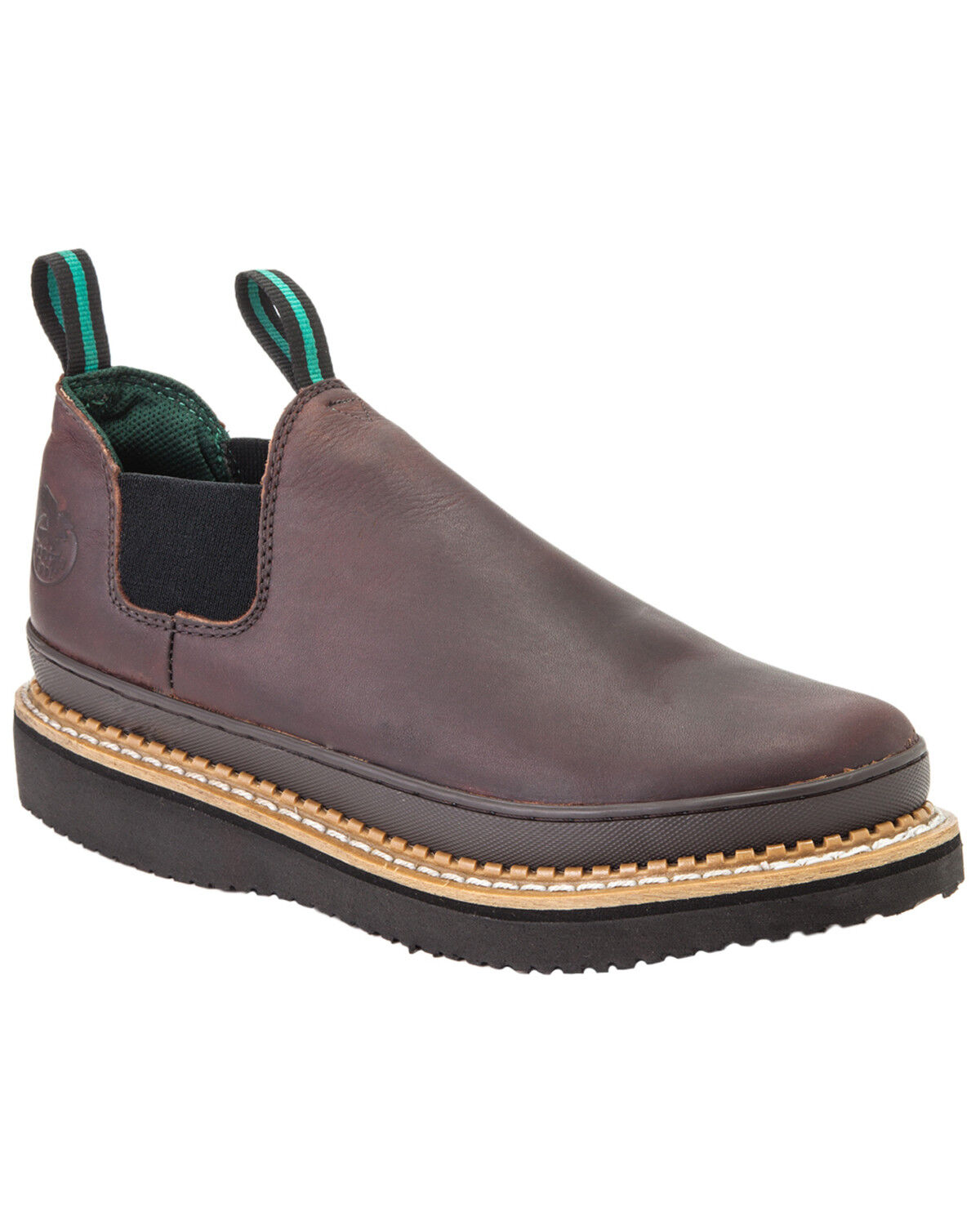 Image #1 - Georgia Boot Men's Georgia Giant Romeo Work Shoe - Round Toe, Brown, hi-res